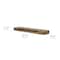 Walnut Brown Large Rustic Wood Floating Wall Shelf